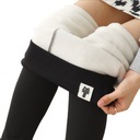 ЛЕГГИНСЫ С МЕХОМ УТЕПЛЕННЫЕ ЗИМНИЕ ГЕТРЫ ТЕПЛЫЕ ЛЕГИНГИ С ВЫСОКОЙ ПОСАДКОЙ L