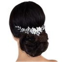 СВАДЕБНЫЙ УКРАШЕНИЕ ДЛЯ ПРИЧЁСКИ, ЖЕМЧУГ, цирконы
