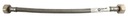 ШЛАНГ С НЕРЖАВЕЮЩЕЙ ОПЛЕТКОЙ DN8 1/2 X 1/2 N-N 30 СМ