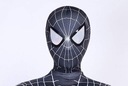 STRÓJ PRZEBRANIE KOSTIUM SPIDERMAN BLACK 128/134