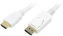 Кабель DisplayPort-HDMI LogiLink CV0055, 2 м, белый