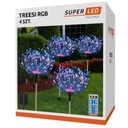 4x светодиодные лампы на солнечных батареях «ДЕРЕВО» RGB «ФЕЙЕРВЕРК ОДУВАНЧИК» + пульт дистанционного управления + USB