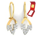 НЕЖНЫЕ СЕРЬГИ ЗОЛОТА 585 ПРОБЫ BIGIEL LEAF LEAF