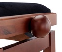 Nastaviteľná lavica stolička na klavír drevo Thomann KB-15WNM matný Orech EAN (GTIN) 4047371022015