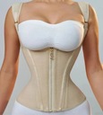 Fajas Colombianas Body Shapewear Dámske vestové topy s dvojitou kompresiou Dominujúci materiál polyester