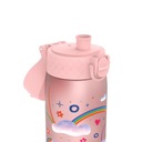 Бутылка для воды Pink Unicorn Unicorn Rainbow Horse Horse для девочек ION8 0,5 л