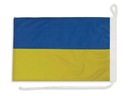 Flaga Ukraina na jacht 30x40 cm Bandera jachtowa żeglarska Ukrainy Kod producenta Bandera flaga jachtowa na motorówkę Ukraina