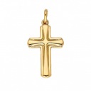 ЗОЛОТОЙ КУЛОН КРЕСТ, ХИРУРГИЧЕСКИЙ СТАЛЬНОЙ КРЕСТ