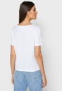 Mango Zara t-shirt biały nadruk print bawełniany M Rozmiar M