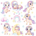 ДЕТСКИЕ НАКЛЕЙКИ НА СТЕНУ САМОКЛЕЯЩИЕСЯ ДЛЯ ДЕТСКОЙ КОМНАТЫ Pink Pony