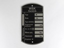 ТАБЛИЧКА WSK AG