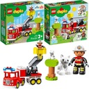 LEGO Duplo Fire Department Car Пожарная машина (10969) Большие кирпичи для 2, 3, 4