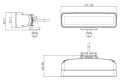 KRAMP ЧОРНИЙ LA10609 ФАРА РОБОЧА LED (СВІТЛОДІОД) (СВІТЛОДІОД) ПРЯМОКУТНА 30W 2880LM 12/24V 6 LED (СВІТЛОДІОД) (СВІТЛОДІОД)  (17212446972) фото min 13