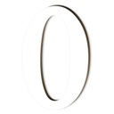 ламинат НОМЕР номер 0 надпись ZERO WHITE размер М 10см