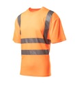 KOSZULKA OSTRZEGAWCZA, ODBLASKOWA POMARAŃCZOWA S