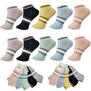 10 ЖЕНСКИХ СПОРТИВНЫХ НОСКОВ, РАЗНОЦВЕТНЫЕ УЗОРЫ