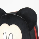 Batoh Mickey Mouse Plyš Detský batoh pre predškoláka Čierny Mickey Typ jednokomorový