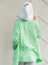 La..mu mikina rozopínateľná YES LIMONKA s bielou kapucňou LAMU r M/L-2 Dominujúca farba zelená