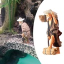 Staroveké figúrky v mierke 1/64 Model pouličnej scény Micro Chop Wood Man Co Druh zviera