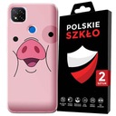 СТИЛЬНЫЙ ЧЕХОЛ ДЛЯ XIAOMI REDMI 9C УЗОРЫ + СТЕКЛО