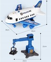БОЛЬШОЙ Самолет Полицейские БЛОКИ Расширяемые ИНТЕРАКТИВНЫЕ СВЕТЫ ЗВУКИ МАТАДИ