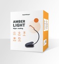 LAMPKA DO CZYTANIA KSIĄŻEK USB LAMPKA NOCNA Z KLIPSEM ZDROWA DLA OCZU 8 LED Kolor czarny