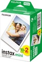 Сменные картриджи INSTAX MINI, две упаковки по 20 фотографий (2x10 фотографий) для 8 9 11 12 evo Lipoliplay