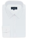 БЕЛАЯ ЭЛАСТИЧНАЯ РУБАШКА С ДЛИННЫМИ РУКАВАМИ L01 164-170/40-Slim