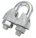 Зажим для веревки 8мм оцинкованный Зажим для веревки оцинкованный 2 шт.