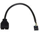 USB -адаптер 19 PIN (M) / USB 9 PIN (F) 20 см.