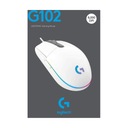 Mysz do gier Logitech G102 Light Sync z konfigurowalnym oświetleniem RGB Profil myszy praworęczna