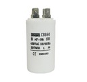 Пусковой конденсатор двигателя 8мкФ 450В контакты SRPASSIVES CBB60, без винта