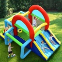 Duży dmuchany plac zabaw dla dzieci z podwójną zjeżdżalnią EAN (GTIN) 0794094567999