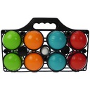 8 plastikowych bul do petanque Koodza