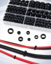 260 ШТ РЕЗИНА ВТУЛКИ ПРОВОДКИ 7 ROZMIAROW DO ВСТАНОВЛЕННЯ ELEKTYCZNEJ  (18875282156) фото min 5