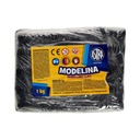Modelina 1kg czarna Astra