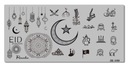 Arabská platňa na pečiatky na zdobenie nechtov PYRAMIDY SHISHA EAN (GTIN) 5903771856096