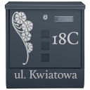 ПОЧТОВЫЙ ЯЩИК ДЛЯ ПОЧТЫ АНТРАЦИТОВЫЙ, ВЫКРОЙКА, ИНСТРУКЦИЯ