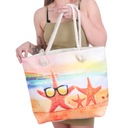 Veľká dámska plážová taška shopper mestské nákupy na leto