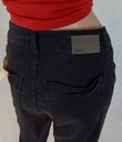 Čierne džínsové nohavice vrecká zips Cecil 31/32 Zapínanie zips
