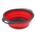 Collapsible Strainer Folding Colander Red L Kod producenta Homtak-66008774