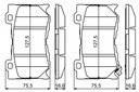 ZAPATAS DE FRENAPARA PARTE DELANTERA PARA INFINITI Q70 2.2 3.0 3.7 