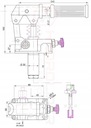 BOMBA HIDRÁULICA MANUAL JEDNOSTRONNA 25CM3+ZBIORNIK 3L 