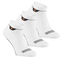 3x Ponožky Členkové Ponožky Pánske biele vzorované 44-46 bavlna PL