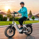 TTGO Férfi/Női Összecsukható Elektromos Kerékpár 250W 25AH 150km 20&quot; Nyomatékérzékelő Kék Vázméret M