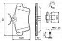 BOSCH 0 986 494 640 KIT PLAQUETTES FREINS FREINS DISQUEphoto 15