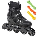 RAVEN Expert Black Adjustable Skates 37-40 Rubber + 3x шнурки