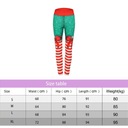 Fitness nohavice Legíny Vianočné ozdoby lemujúce Beh Yoga S Vlastnosti antibakteriálne