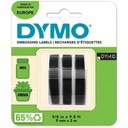 Лента для 3D тиснения DYMO Omega 9мм черная 3 шт.