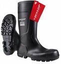 Резиновые рабочие ботинки DUNLOP S5 с носком, резиновый фетр, мужские черные